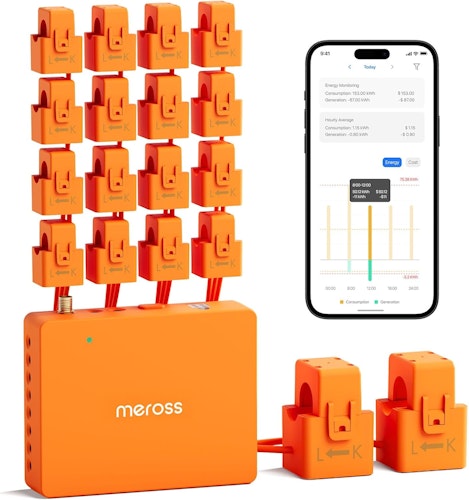 Meross Smart Energy Monitor with 18-Circuit Tracking