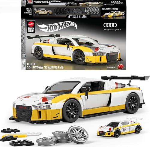 Mattel Brick Shop Hot Wheels ’15 Audi R8 LMS Building Set Amazon