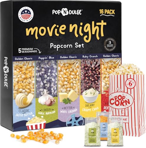Movie Night Popcorn Gift Set $17