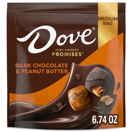 Dove Promises Dark Chocolate & Peanut Butter Candy - 6.74 oz Bag