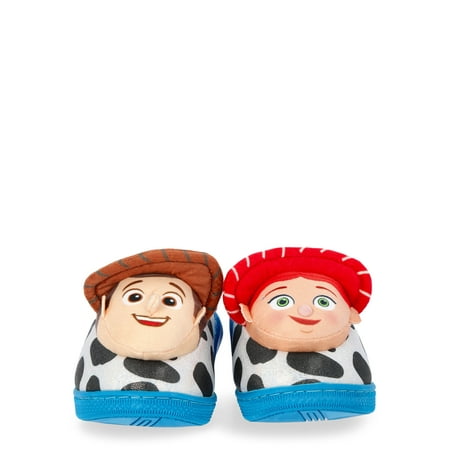 Disney Toy Story Toddler Girls 3D Character Slippers with Back Strap
