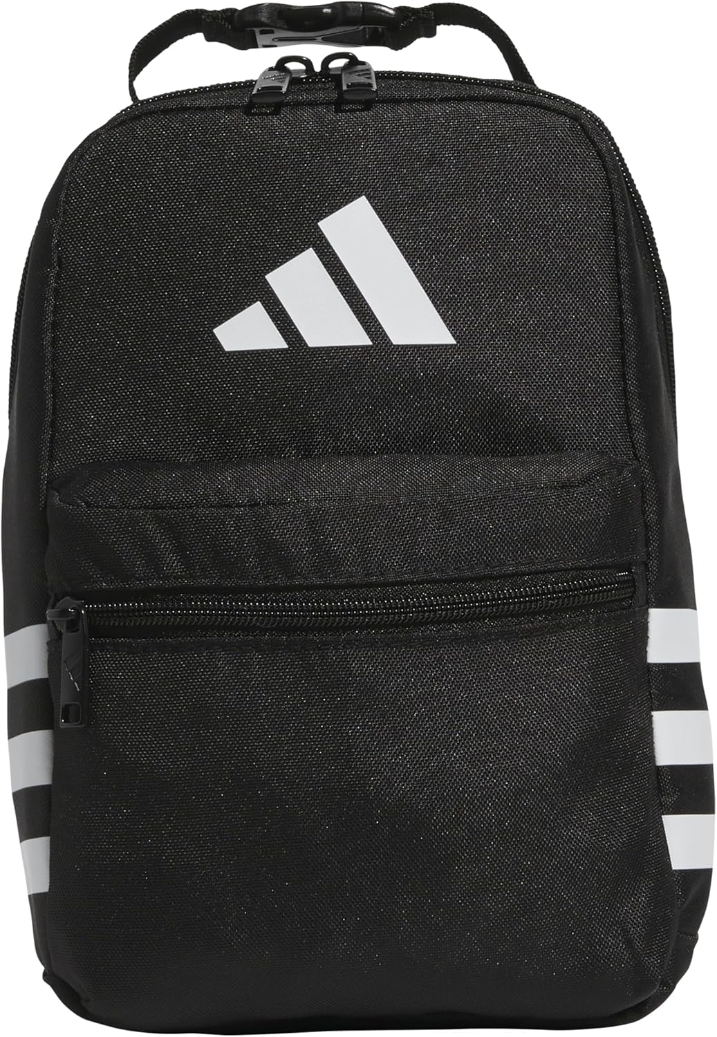 adidas Kids Santiago Lunch Bag – Insulated Cooler Lunchbox for Girls & Boys, 8L, Twill Grey/Grey/Rose Gold/4, One Size