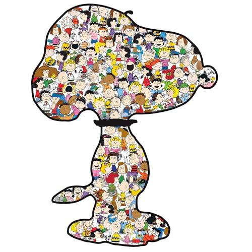 1600-Piece RoseArt Peanuts World's Largest Snoopy Shaped Puzzle Amazon