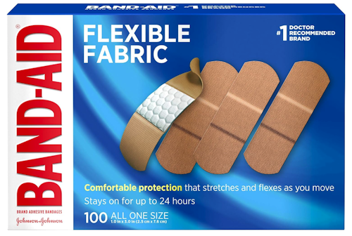Band-Aid 100-Count Flexible Fabric Adhesive Bandages