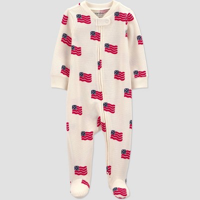 Carter's Just One You® Baby USA Flag Graphic Sleep N' Play - Cream Newborn