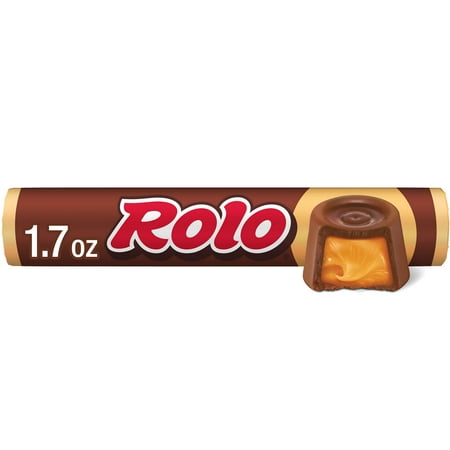 Rolo Rich Chocolate Caramels Candy, Roll 1.7 oz