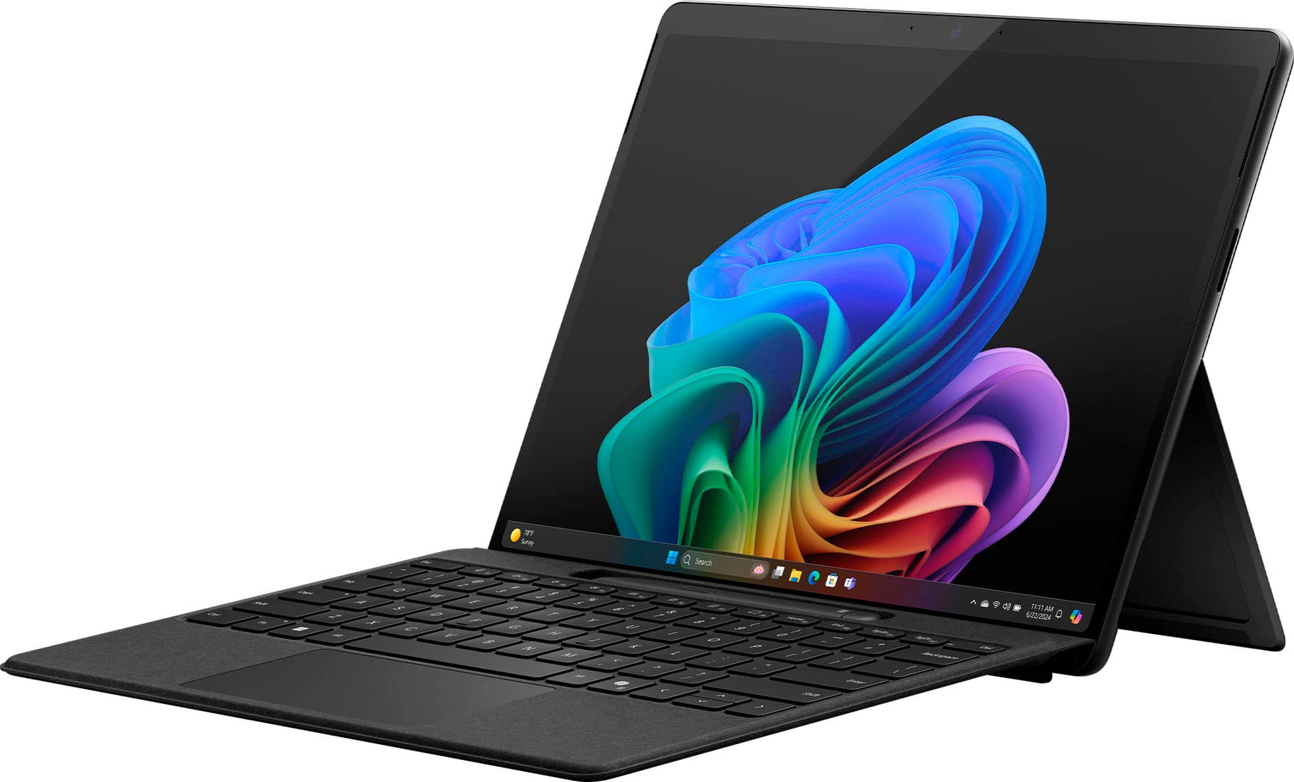 Microsoft - Refurbished Surface Pro - Copilot+ PC - 13” OLED - Snapdragon X Elite 12 Core - 16GB Memory - 1TB SSD - Black