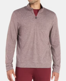 Athletic Works Men's ButterCore Soft Quarter-Zip Pullover Shirt Walmart