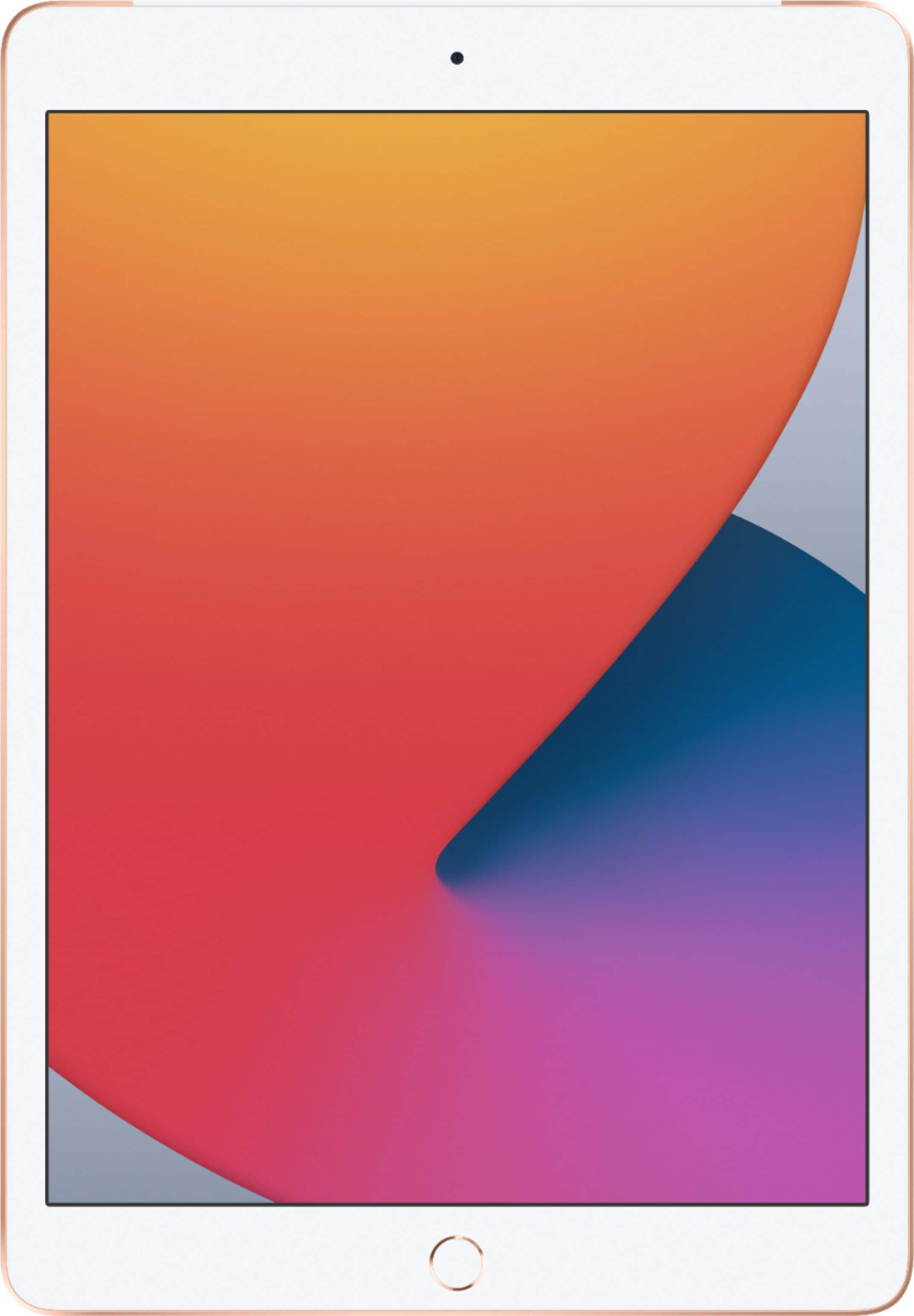 Apple - Geek Squad Certified Refurbished 10.2-Inch iPad - (8th Generation) with Wi-Fi + Cellular - 32GB (Unlocked) - Gold