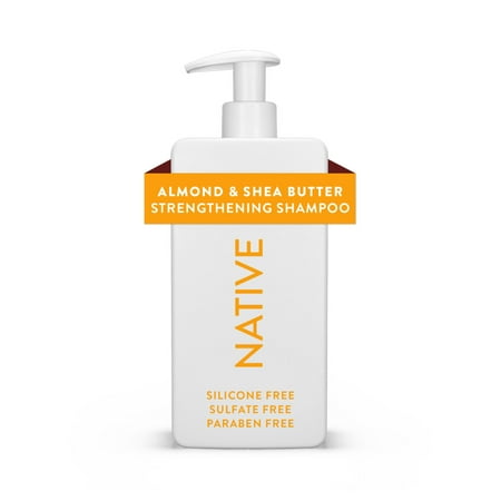 Native Strengthening Shampoo, Almond & Shea Butter, Sulfate & Paraben Free, 16.5 oz