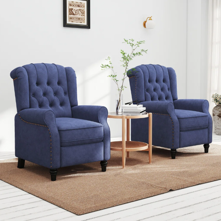 2 Soft Pushback Recliner, $210 Each