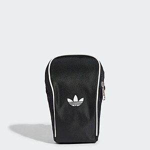 adidas Men's Adicolor Small Sling Bag (2" x 5" x 7", Black/White) $10 + Free S&H