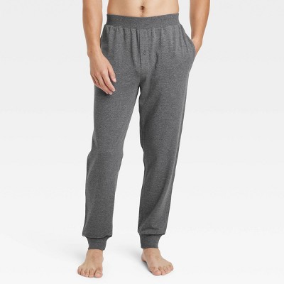 Men's Cotton Modal Knit Jogger Pajama Pants - Goodfellow & Co™ Dark Gray XL