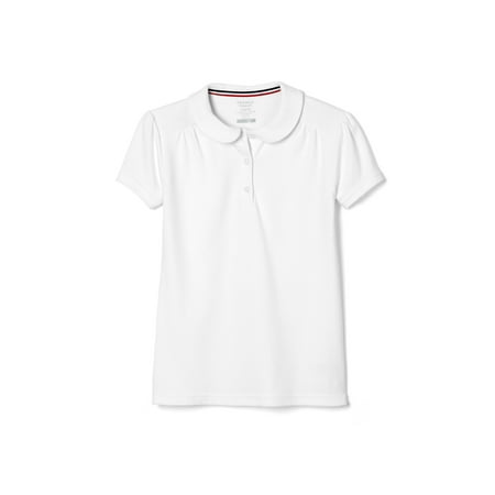 French Toast Short Sleeve Cotton Peter Pan Collar Polos (Girl's)