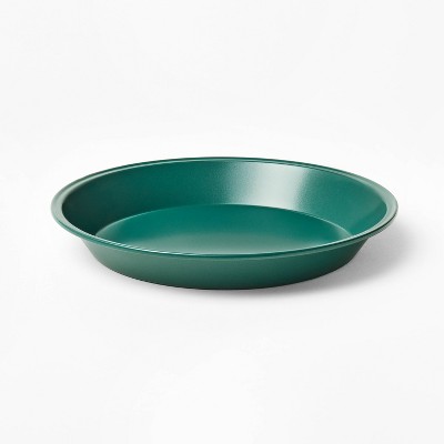 9" Nonstick Aluminized Steel Round Pie Pan Dark Green - Figmint™