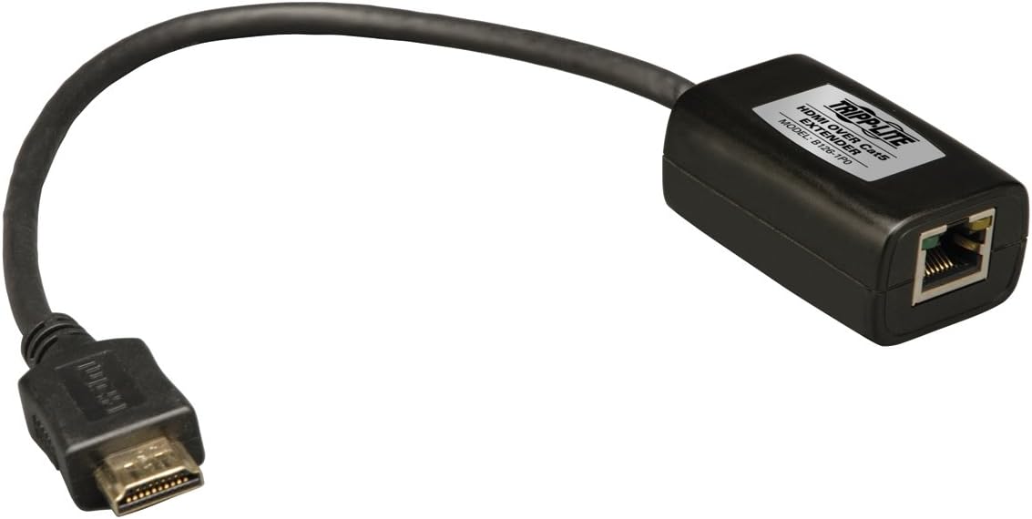 TRIPP LITE HDMI Over Cat5 / Cat6 Extender, Receiver for Video and Audio, Extend up to 100 Feet / 30M, Compatible B126-Series Transmitters, 1080p @ 60Hz, 1-Year Warranty (B126-1P0)