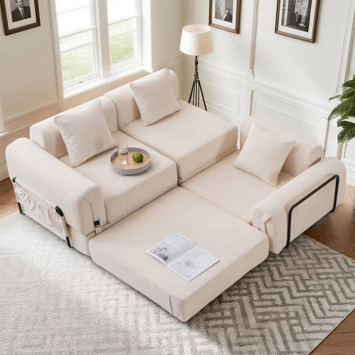 This $206 Sofa Also Turns Into a Bed
