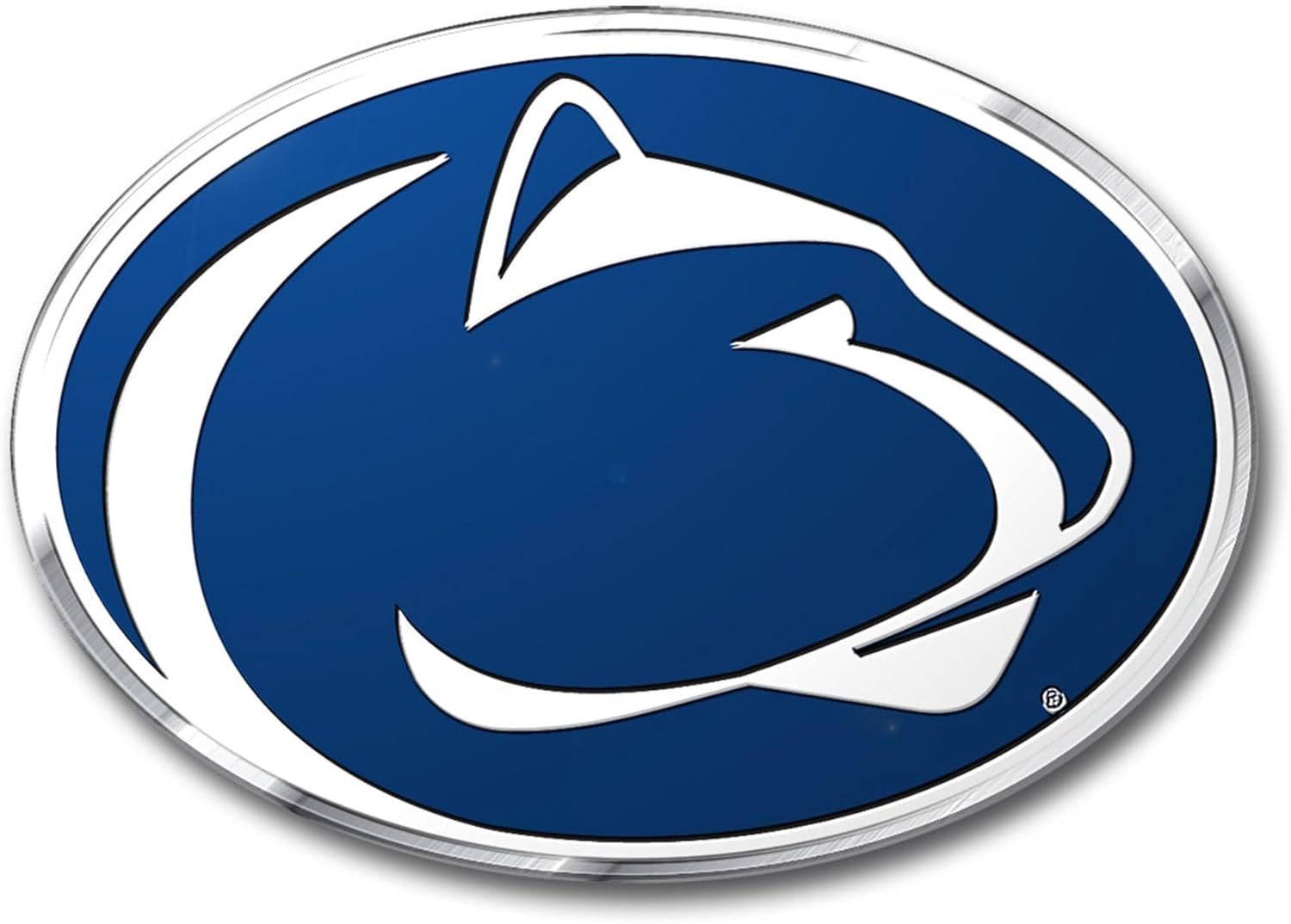 FANMATS 60553 Penn State Nittany Lions Heavy Duty Aluminum Embossed Color Emblem, Auto Emblem Decal