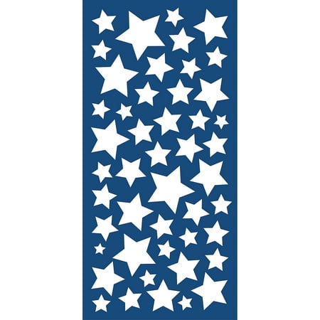 Crearreda Stars Glow In The Dark Wall Decals, 6-in by 24.5-in