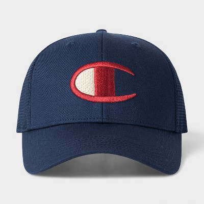 Champion Adult Logan Twill Trucker Hat - Navy