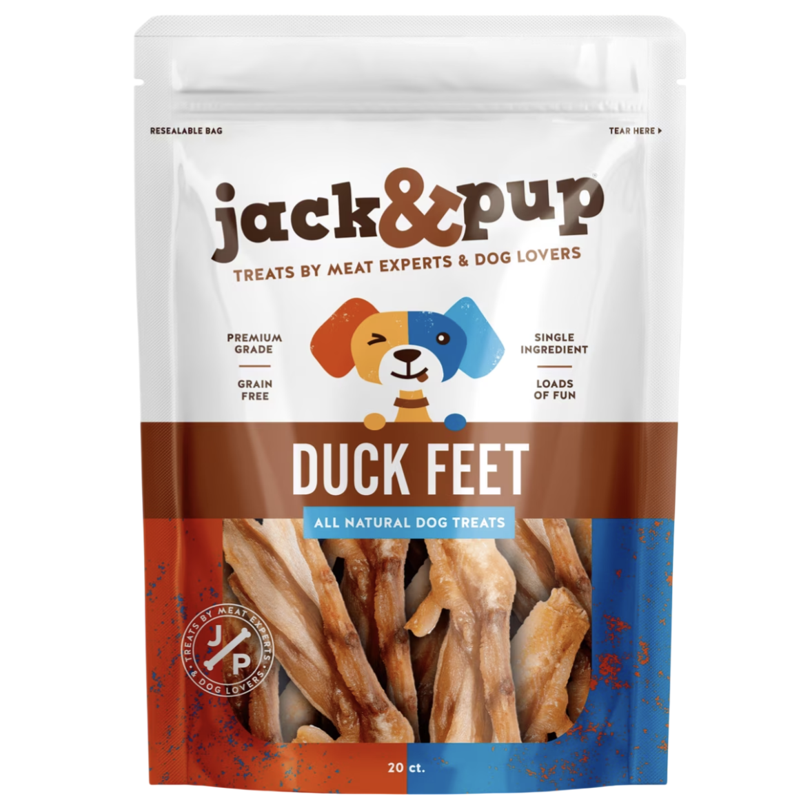 50% Off Jack & Pup Duck Feet Treats