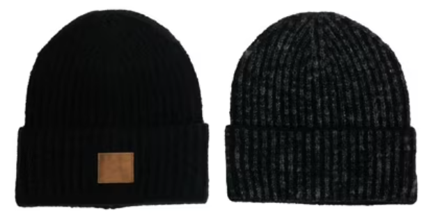 2-Pack No Boundaries Men's Beanie Walmart