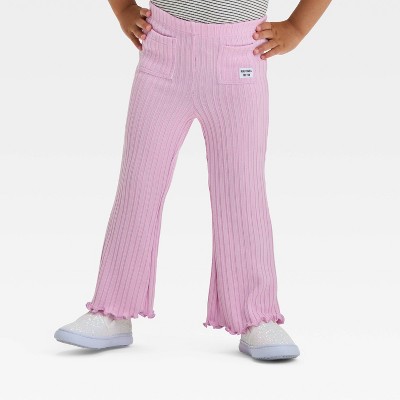 Grayson Mini Toddler Girls' Pull-On Knit Pocket Jogger Pants - Pink 12M