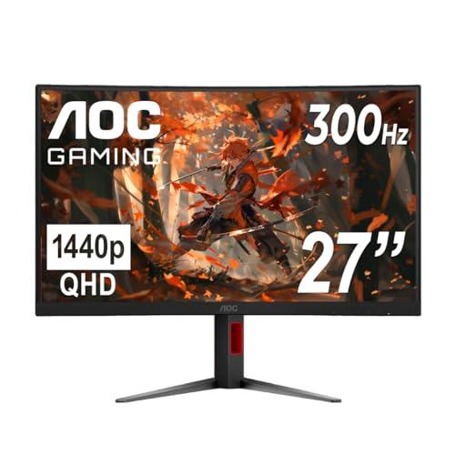 AOC 2K 2560x1440 27" Curved Gaming Monitor Walmart