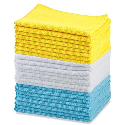 24-Pack Amazon Basics 16" x 12" Microfiber Cleaning Cloths Amazon