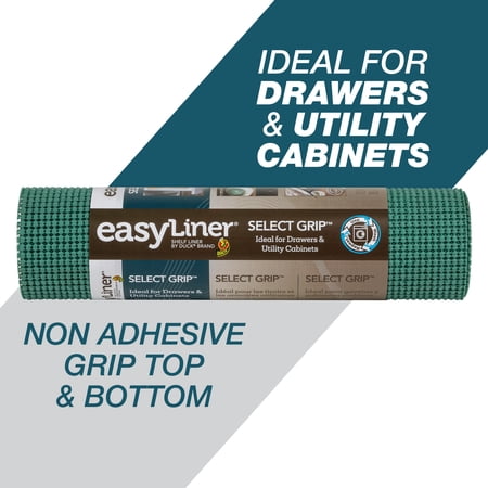 Select Grip EasyLiner Shelf Liner, Fern Green 12" x 10' Roll