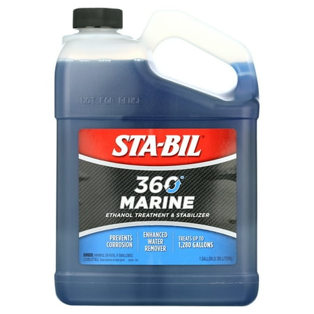 STA-BIL 360 Marine Ethanol Treatment & Fuel Stabilizer, 128 fl oz
