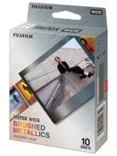 Fujifilm Instax WIDE Brushed Metallics 10 Sheet Instant Film Adorama