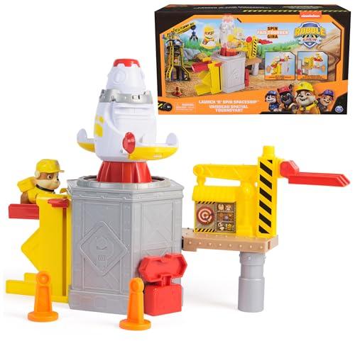 Paw Patrol Rubble & Crew Launch & Spin Spaceship Playset Amazon