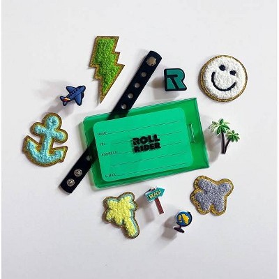 Roll Rider Luggage Tag - Green