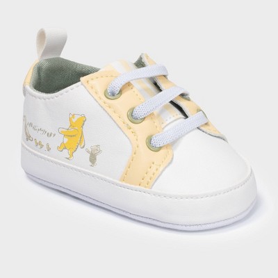 Baby Pooh Sneakers - White 0-3M