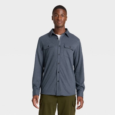 Men's Comfort Soft Shirt - Goodfellow & Co™ Dark Blue L