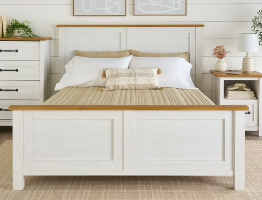 Better Homes & Gardens Modern Farmhouse Queen Platform Bed Walmart