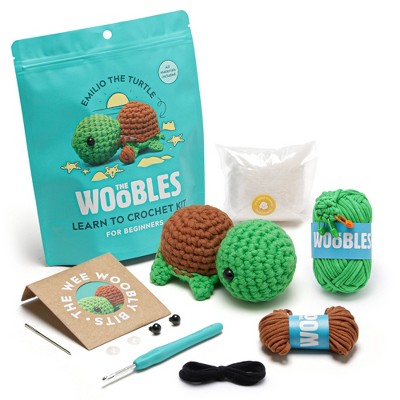 The Woobles Emilio the Turtle Crochet Kit