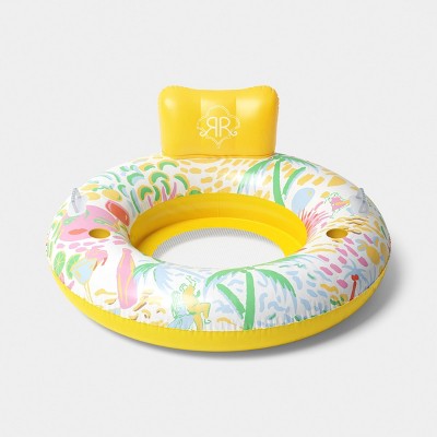 Vacation Round Pool Float Yellow/Green - Roller Rabbit x Target