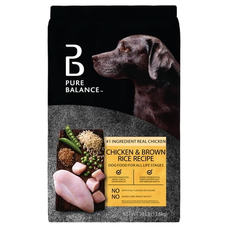 Pure Balance Chicken & Brown Rice Recipe Dry Dog Food, 30 lbs