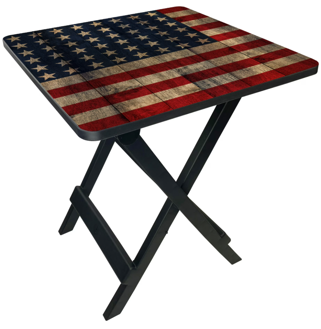 Ozark Trail 19" Plastic Folding Outdoor Camp Side Table Walmart