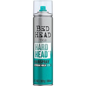 Select Accts: 11.7-Oz TIGI Bed Head Hard Head Hair Spray $6.20 w/ S&S