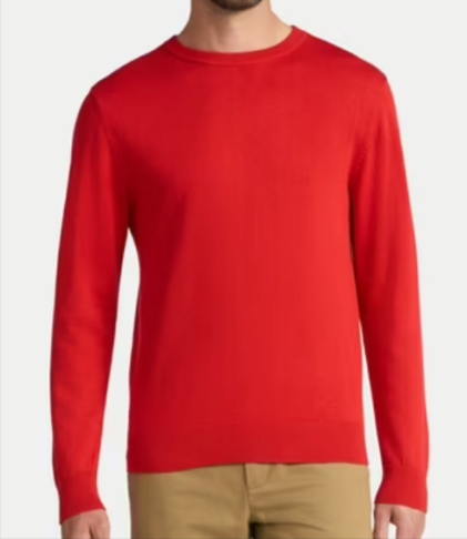 George Men's Relaxed Fit Lightweight Crewneck Sweater Walmart