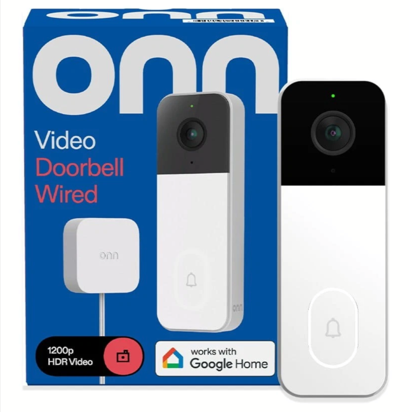 onn Wired Video Doorbell (Open Box) eBay