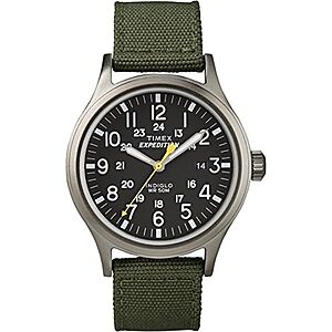 40mm Timex Men's Expedition Scout Watch $24.50
