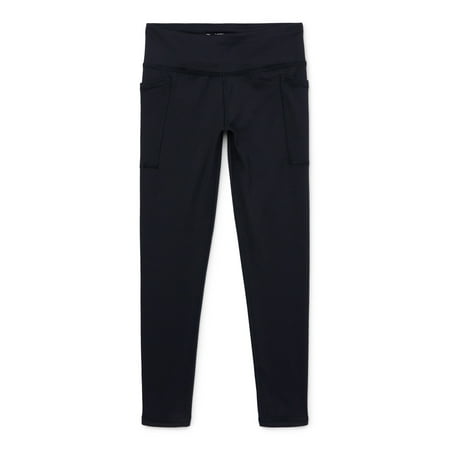 Athletic Works Girls Active Leggings with UPF 30, Sizes 4-18 & Plus
