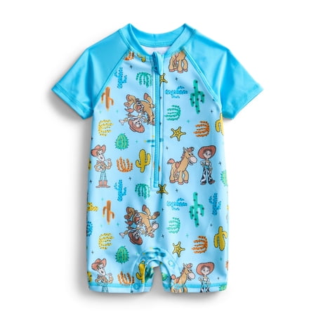 Character Baby Boy Rash Guard Swimsuit, One- Piece, Size 0/3M-12M