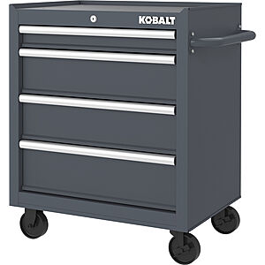 4-Drawer Kobalt Steel Rolling Tool Cabinet (26.7" x 33") $199 + Free Pickup