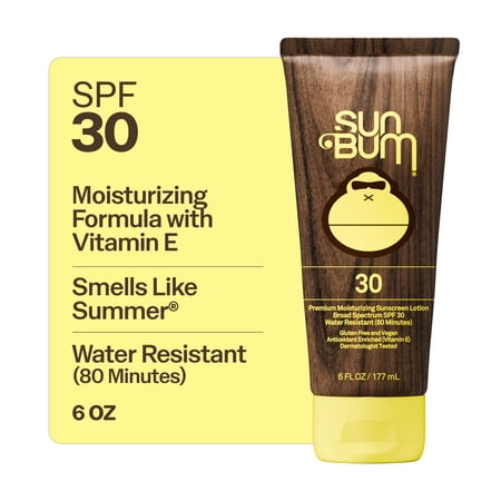 Sun Bum Premium Moisturizing Sunscreen Lotion, SPF 30, 6 oz