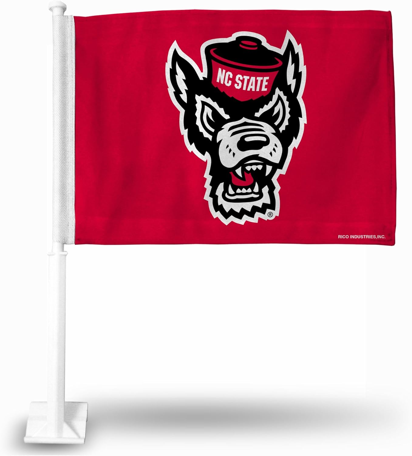 Rico Industries NCAA North Carolina State Wolfpack Alternate Double Sided Car Flag 16 x 19.5-"